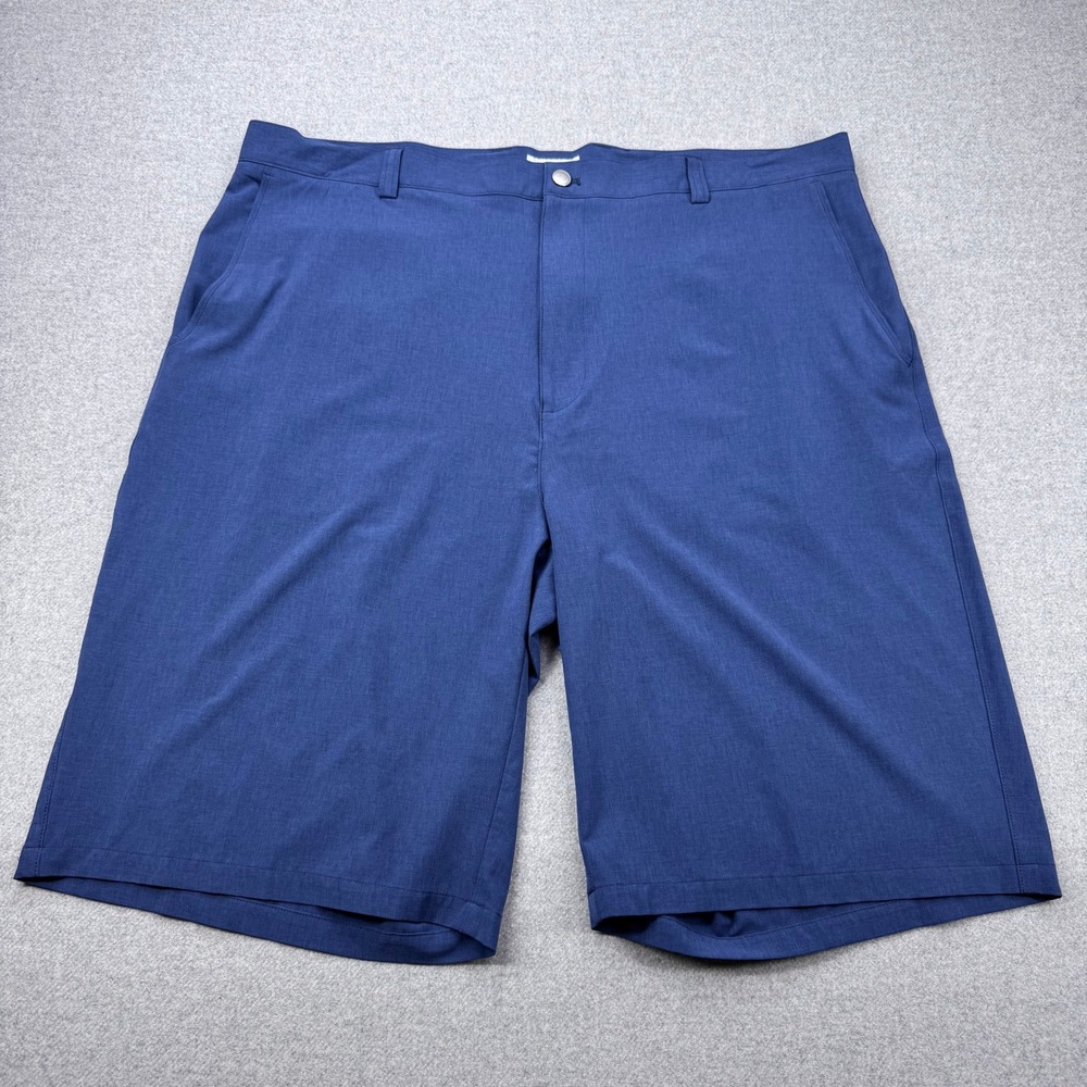 Peter Millar Golf Shorts Mens 42L Blue Shackelford Crown Sport Performance